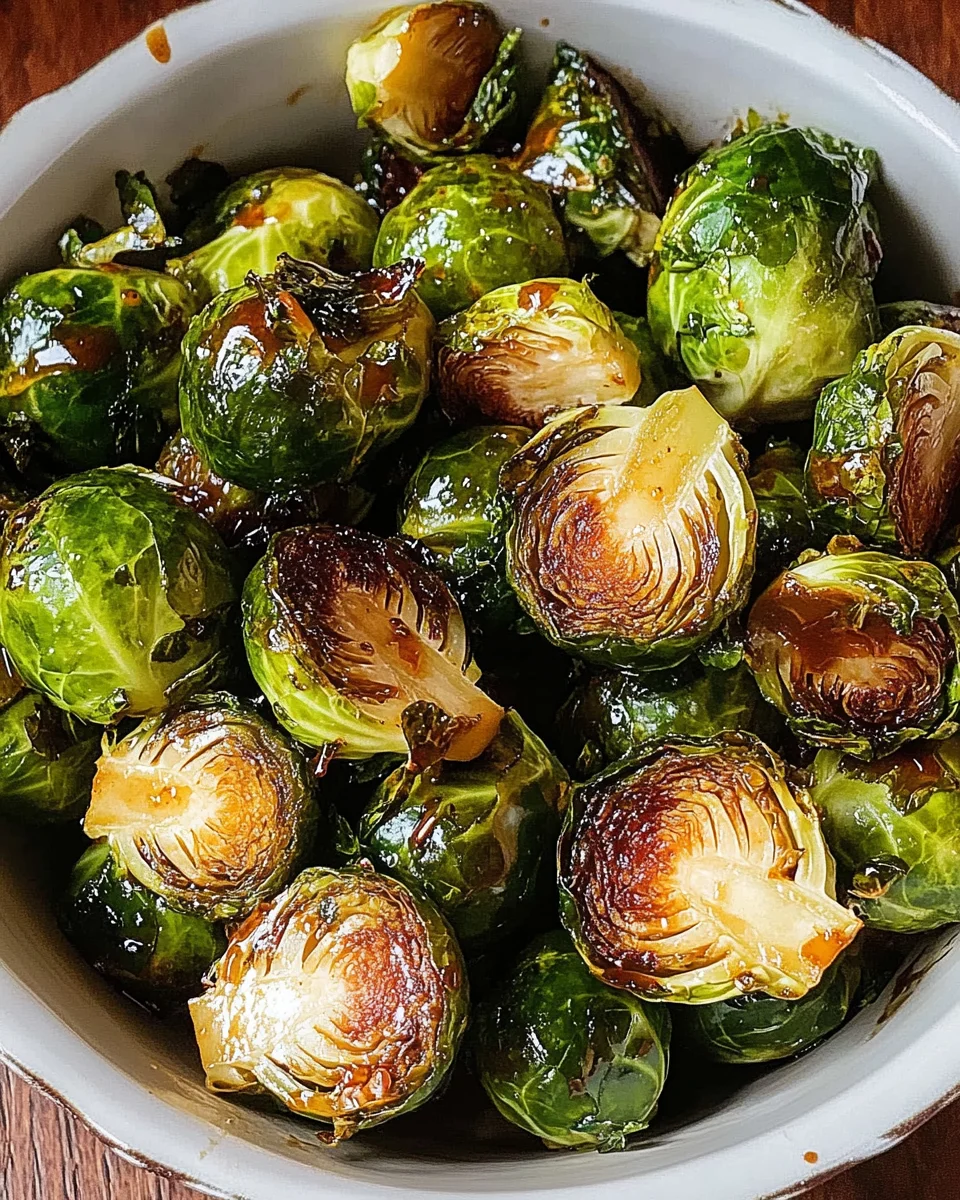 Honey Balsamic Brussels Sprouts 24 Honey