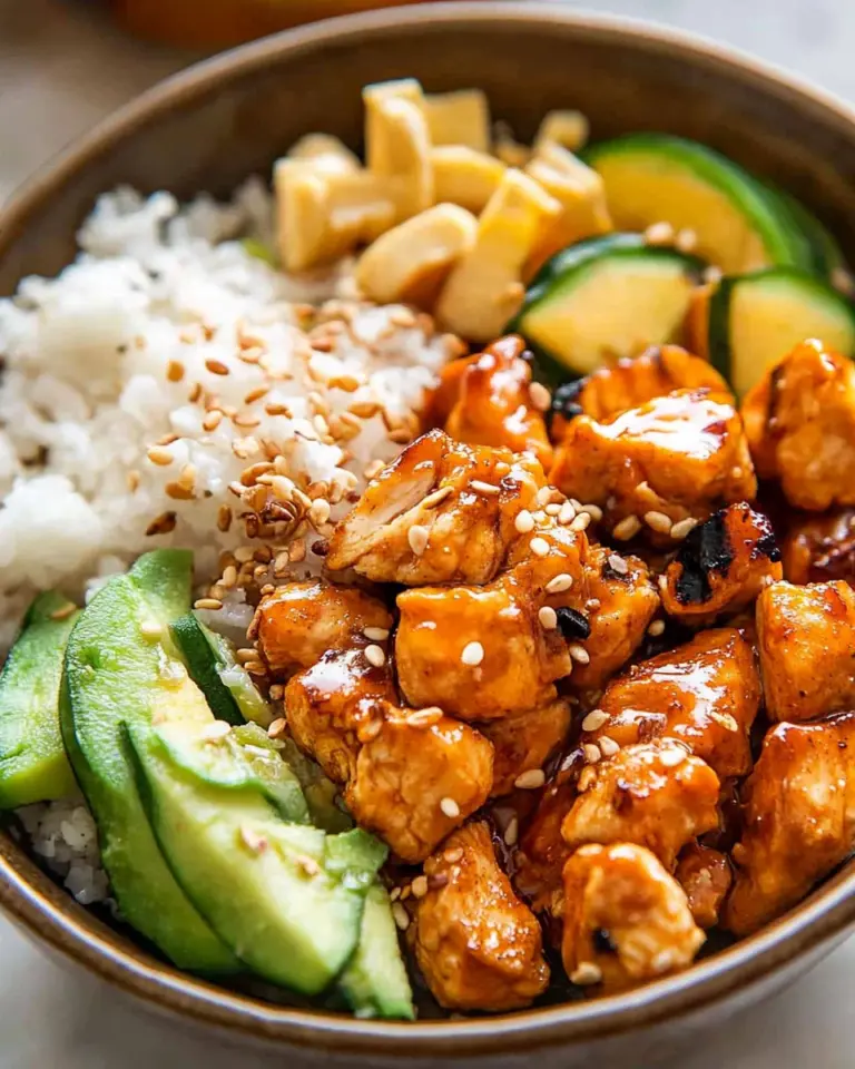 Hot Honey Chicken Bowls