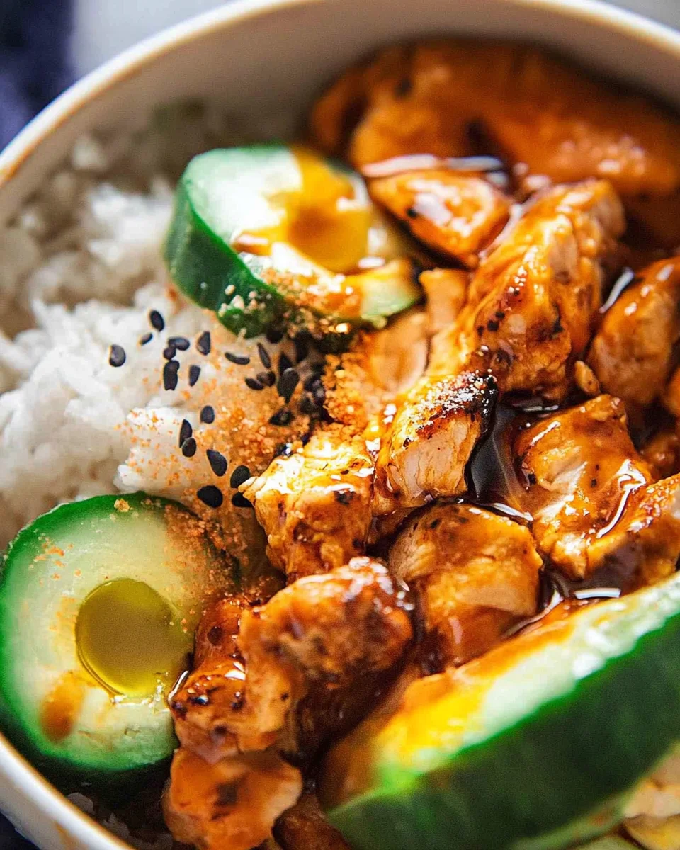 Hot Honey Chicken Bowls Hot