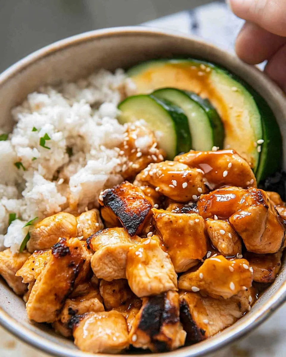Hot Honey Chicken Bowls Hot