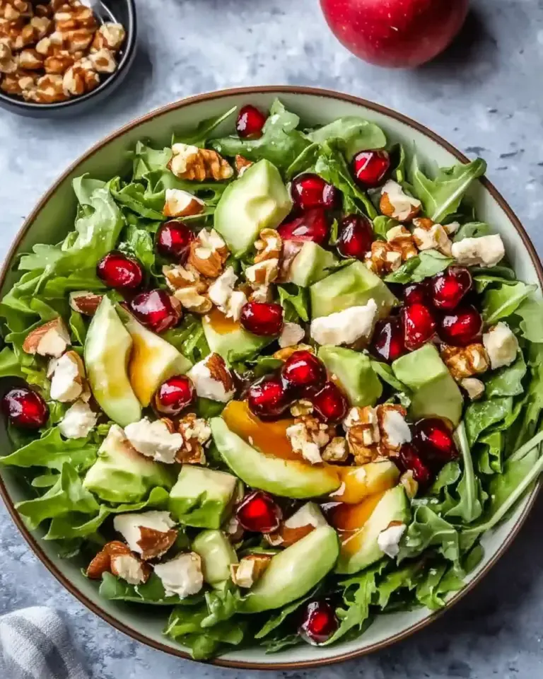 Juicy Christmas Salad with Honey Mustard Dressing