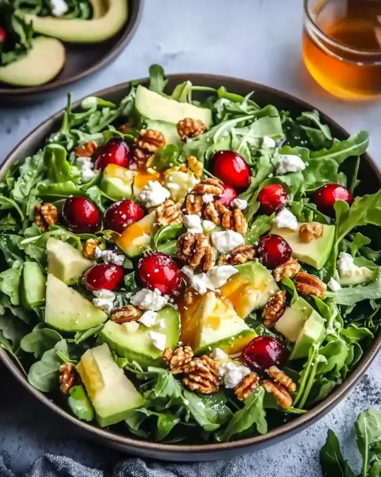 Juicy Christmas Salad with Honey Mustard Dressing