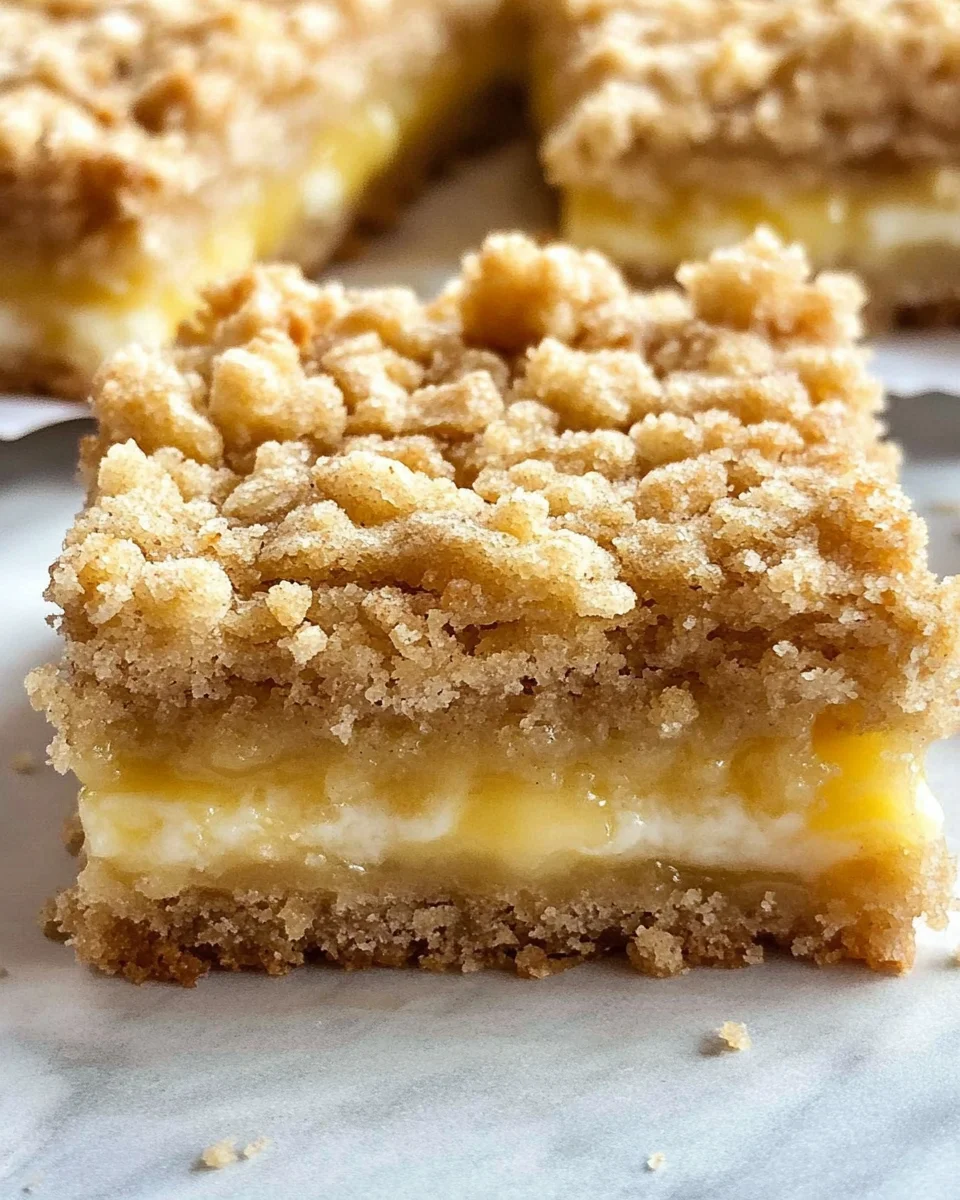 Lemon Crumb Bars Lemon