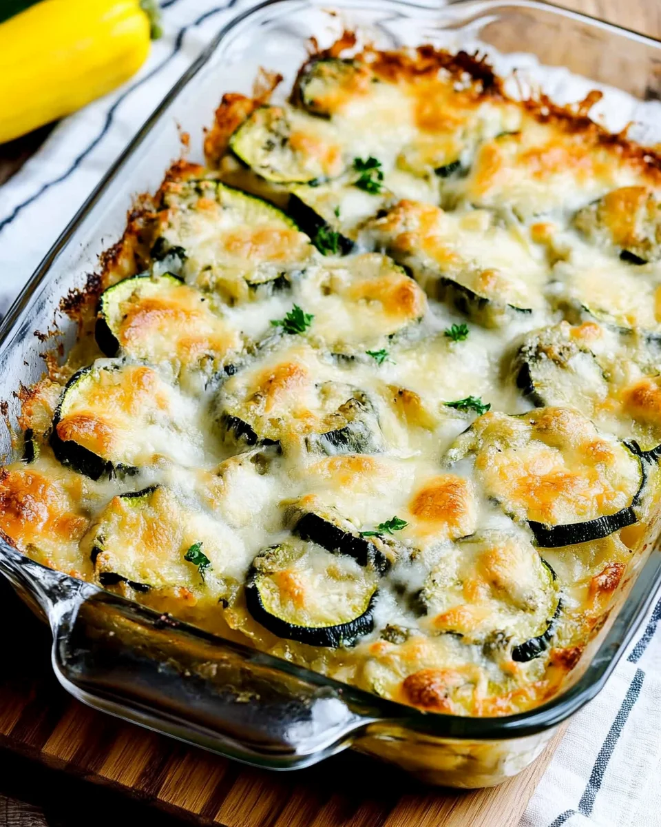 Low-Carb Easy Cheesy Zucchini Bake 24 Low-Carb