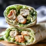 Miso Chicken Caesar Wraps