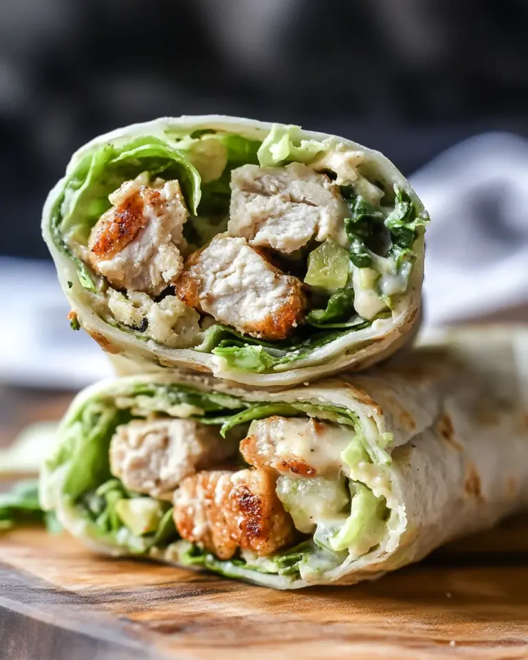 Miso Chicken Caesar Wraps