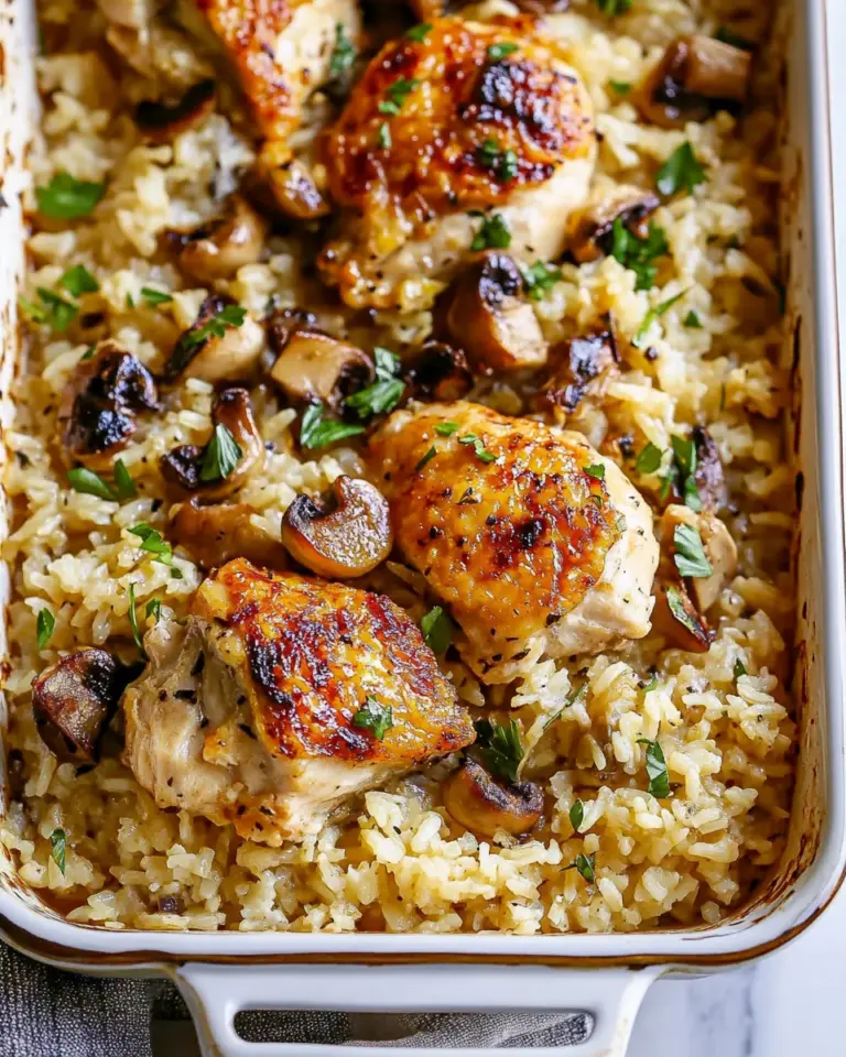 Oven Baked Chicken and Rice