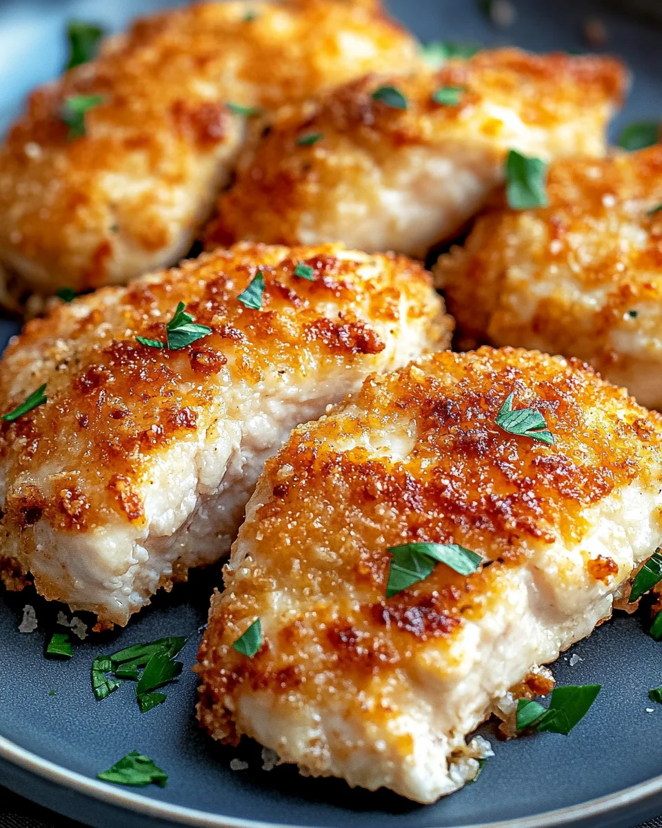 Parmesan Crusted Chicken Parmesan