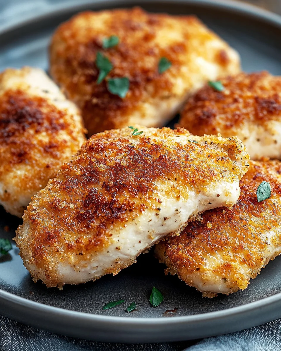 Parmesan Crusted Chicken Parmesan