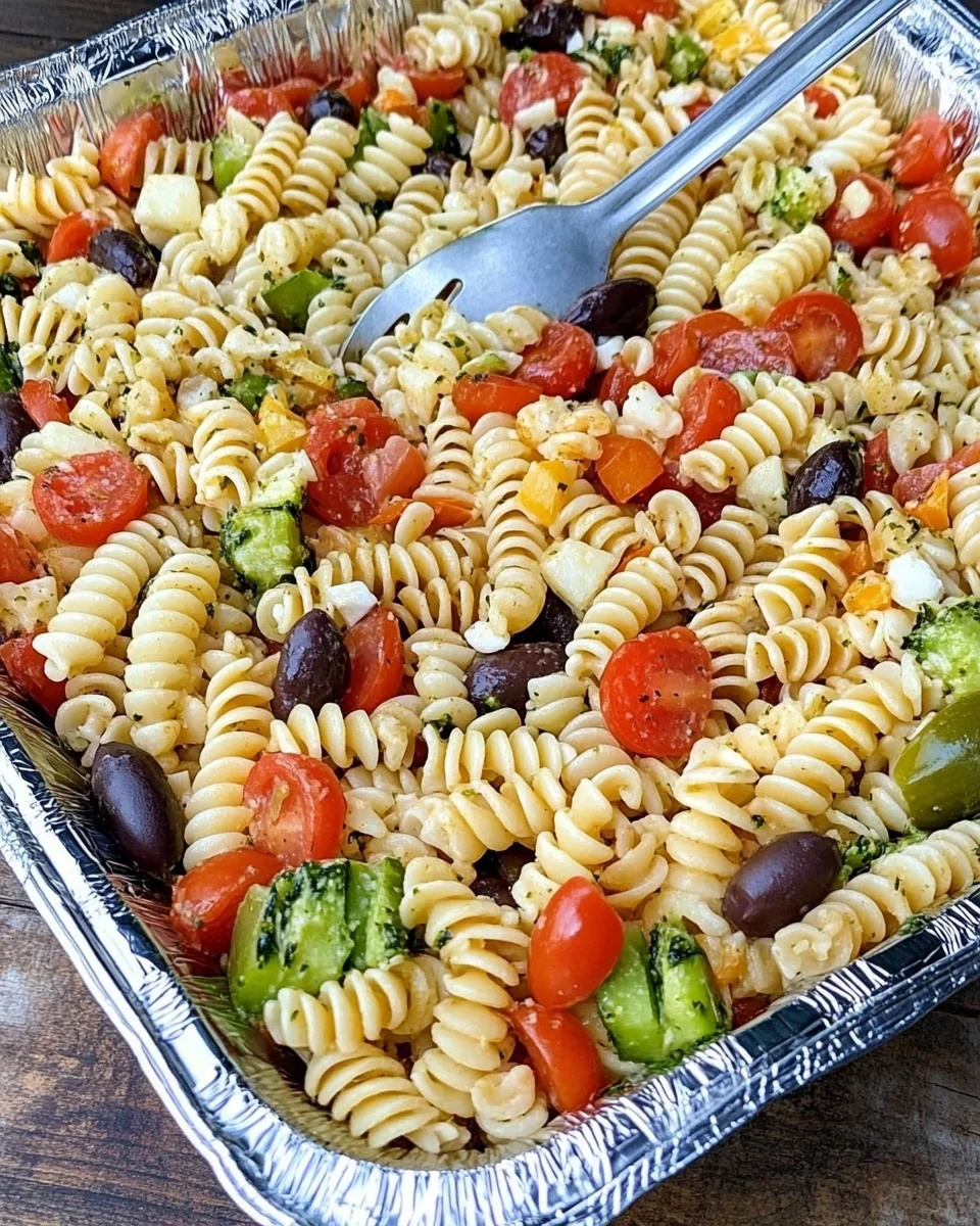 Pasta Salad For A Crowd Pasta