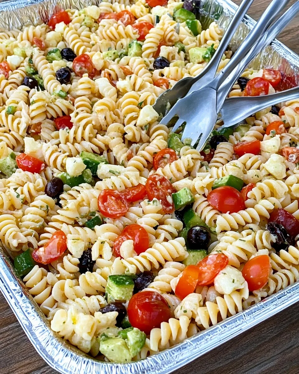Pasta Salad For A Crowd Pasta