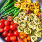Pesto Chicken Tortellini and Veggies