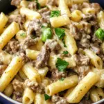 Philly Cheesesteak pasta Philly Cheesesteak pasta