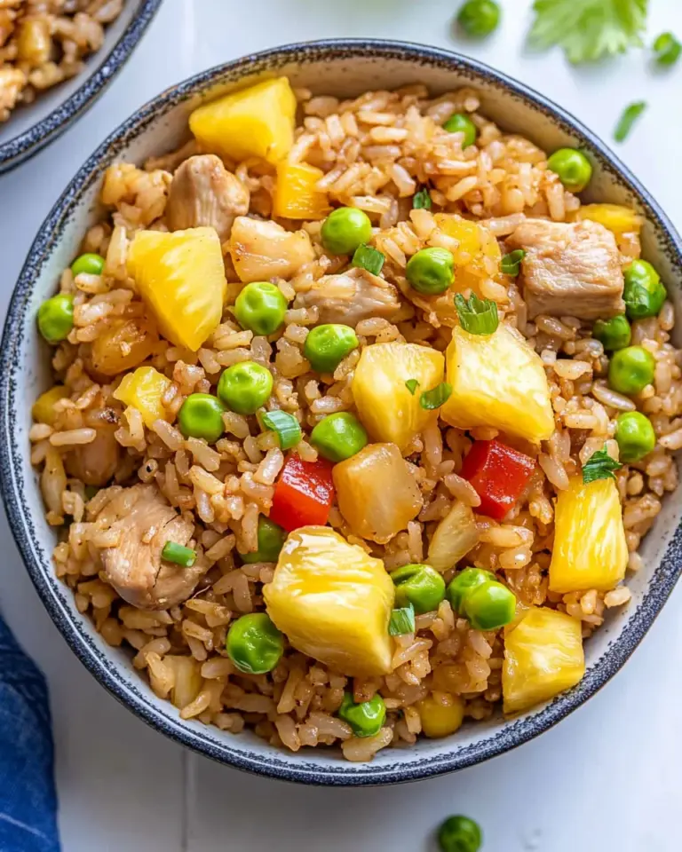 Pineapple Chicken Fried Rice