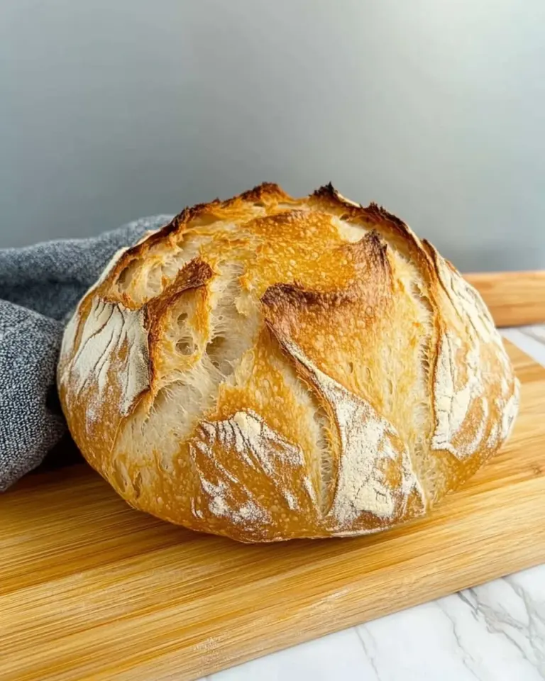 Quick and Easy No-Knead Bread