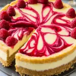 Raspberry Swirl Lemon Cheesecake Raspberry Swirl Lemon Cheesecake