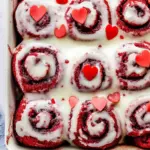 Red Velvet Cinnamon Rolls Red Velvet Cinnamon Rolls