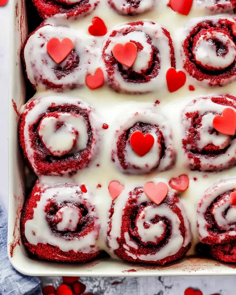 Red Velvet Cinnamon Rolls