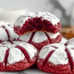 Red Velvet Crinkle Cookie Red Velvet Crinkle Cookie