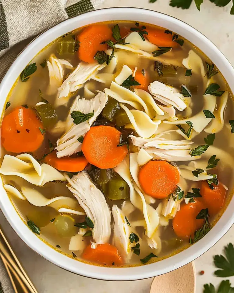 Rotisserie Chicken Noodle Soup