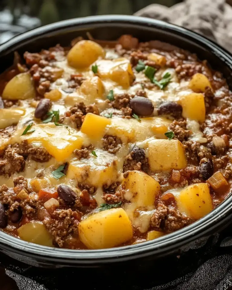 Slow Cooker Cowboy Casserole