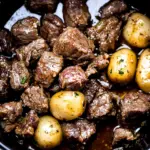Slow Cooker Garlic Butter Beef Bites