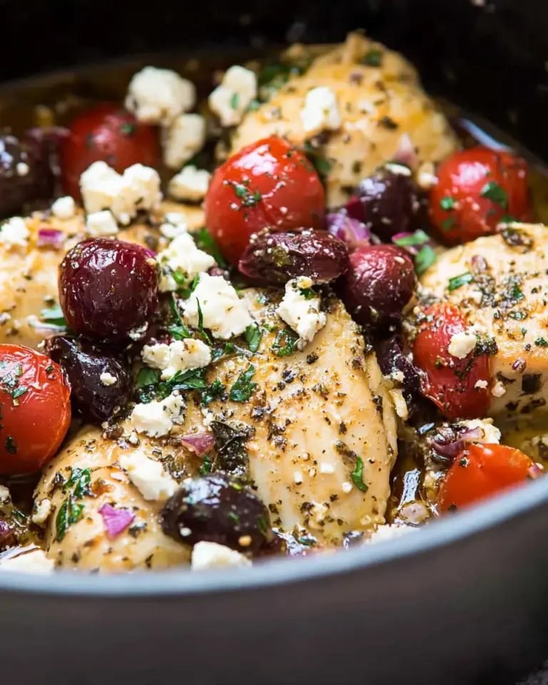Slow Cooker Greek Chicken