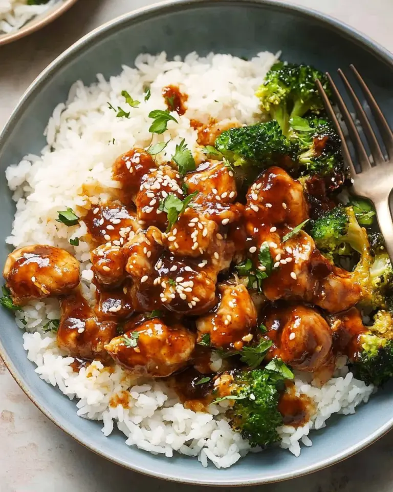 Sticky Chicken Rice Bowls