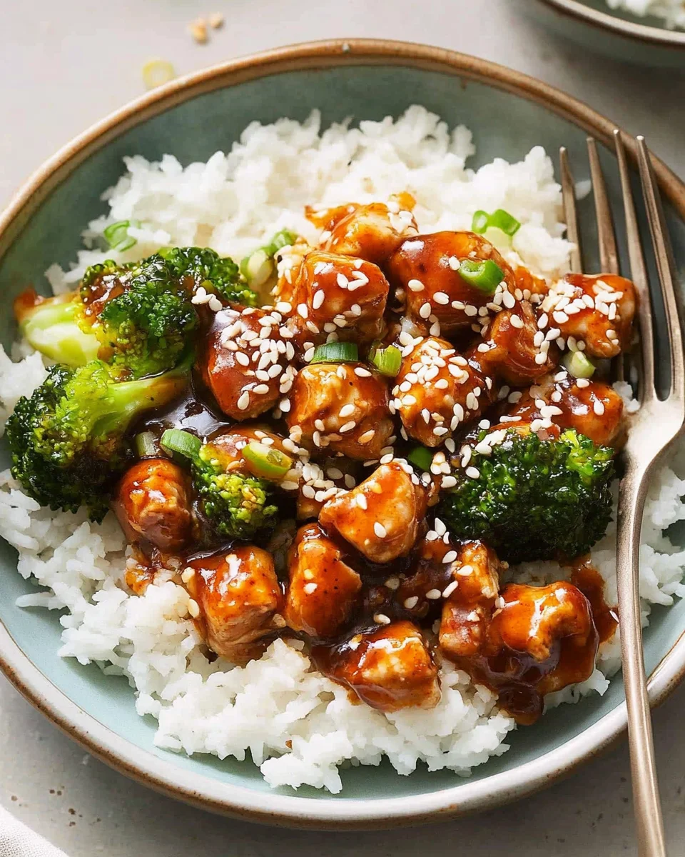 Sticky Chicken Rice Bowls Sticky
