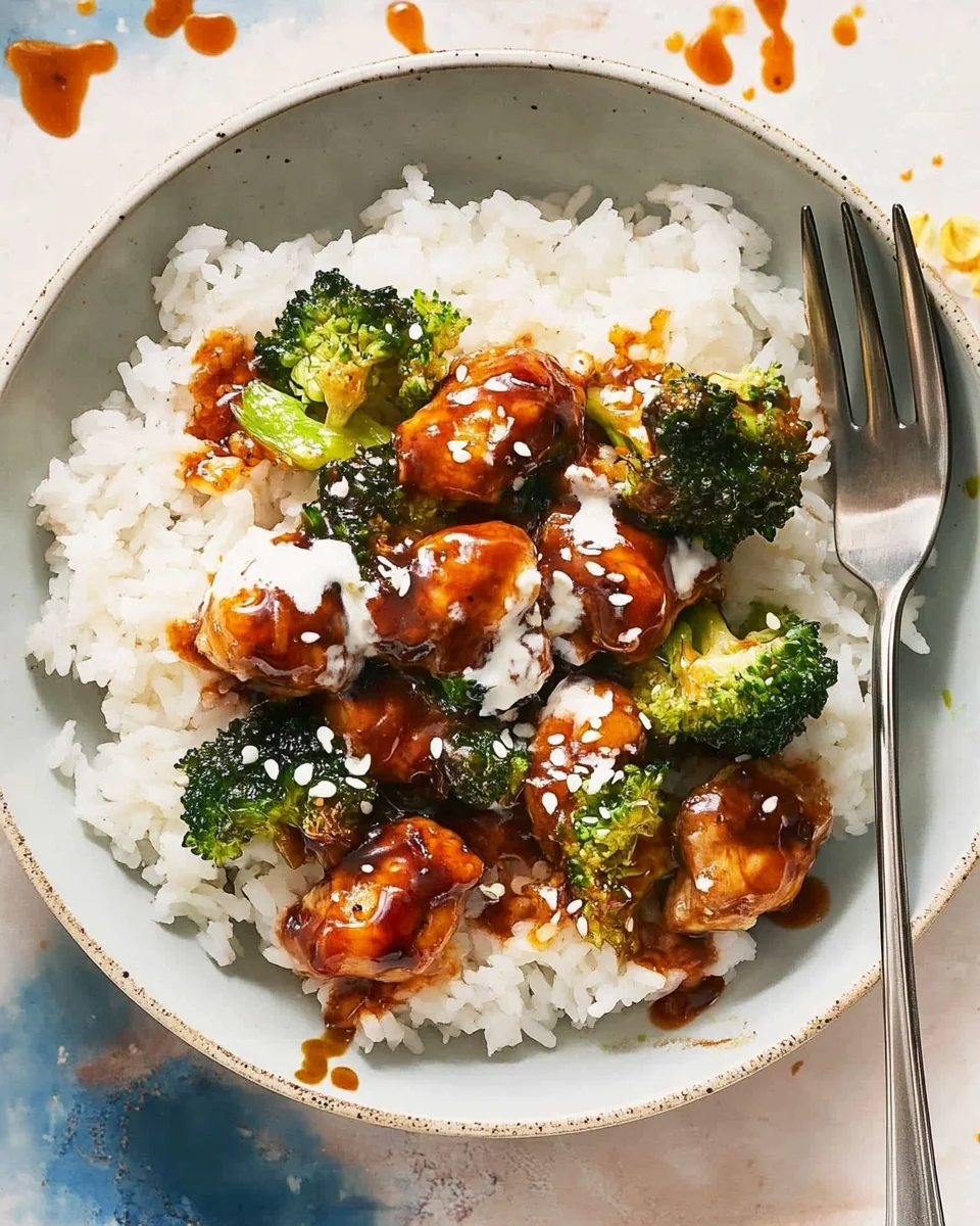 Sticky Chicken Rice Bowls Sticky