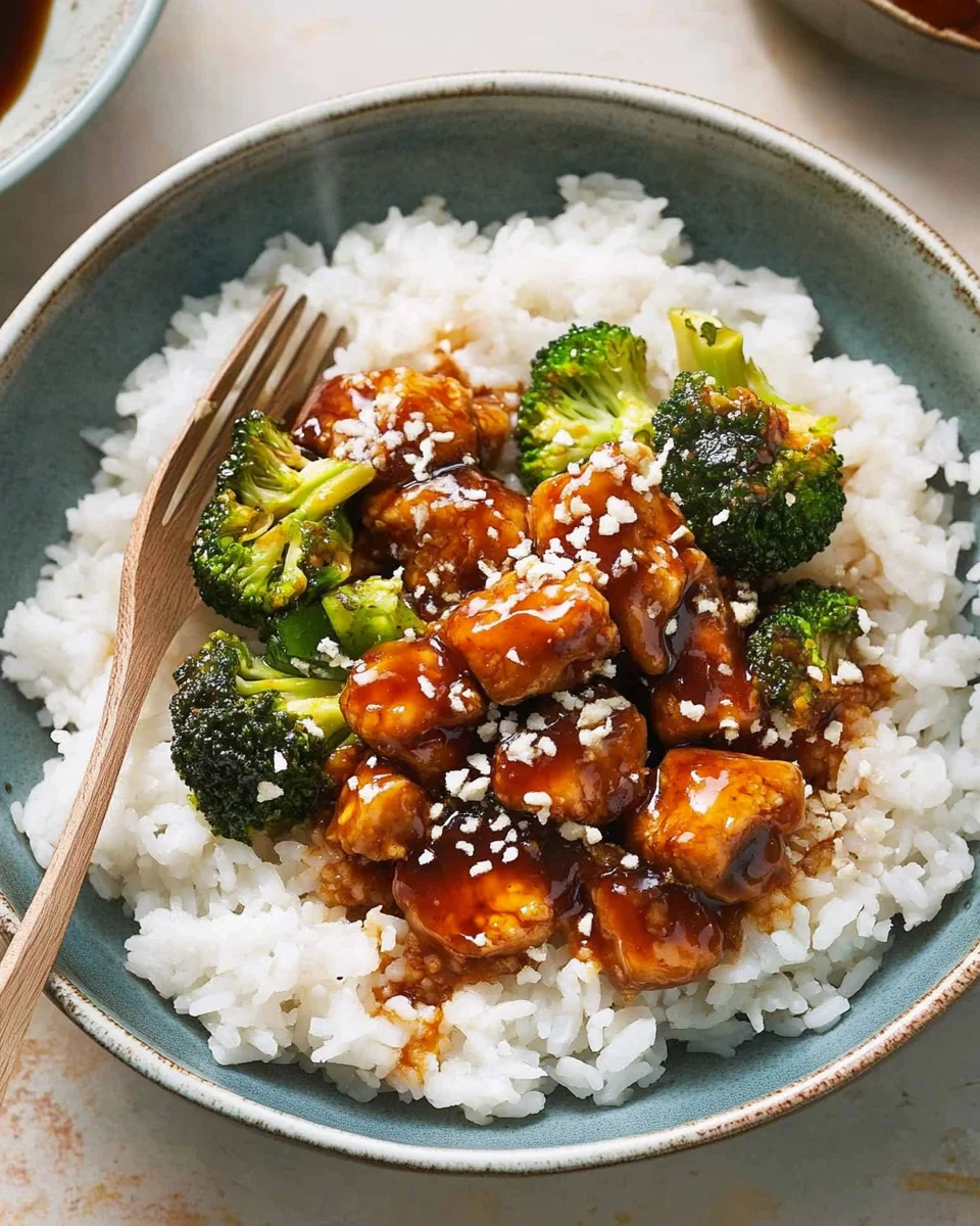 Sticky Chicken Rice Bowls Sticky