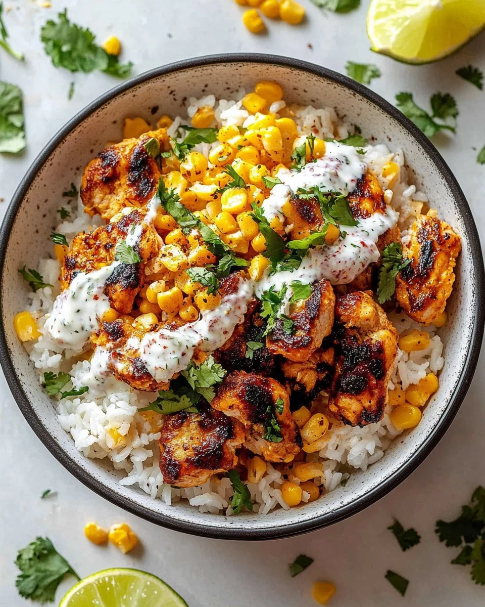 Street Corn Chicken Rice Bowl Street