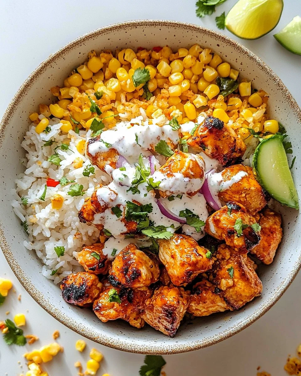 Street Corn Chicken Rice Bowl Street