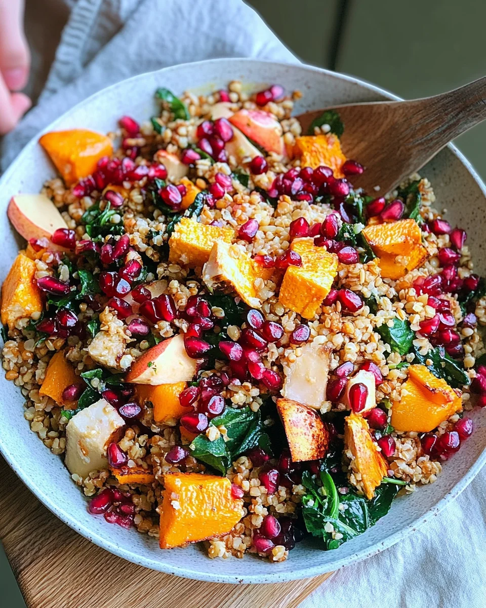 Winter Pomegranate and Grain Salad Winter