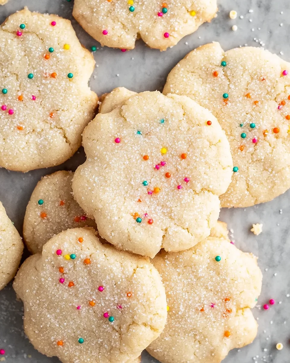 3-Ingredient Easy Sugar Cookies
