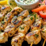 Authentic Greek Chicken Souvlaki