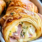 Baked Ham and Cheese Croissants