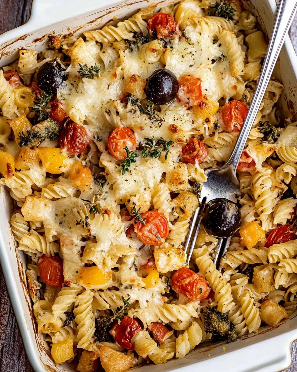 Baked Mediterranean Pasta Baked Mediterranean Pasta