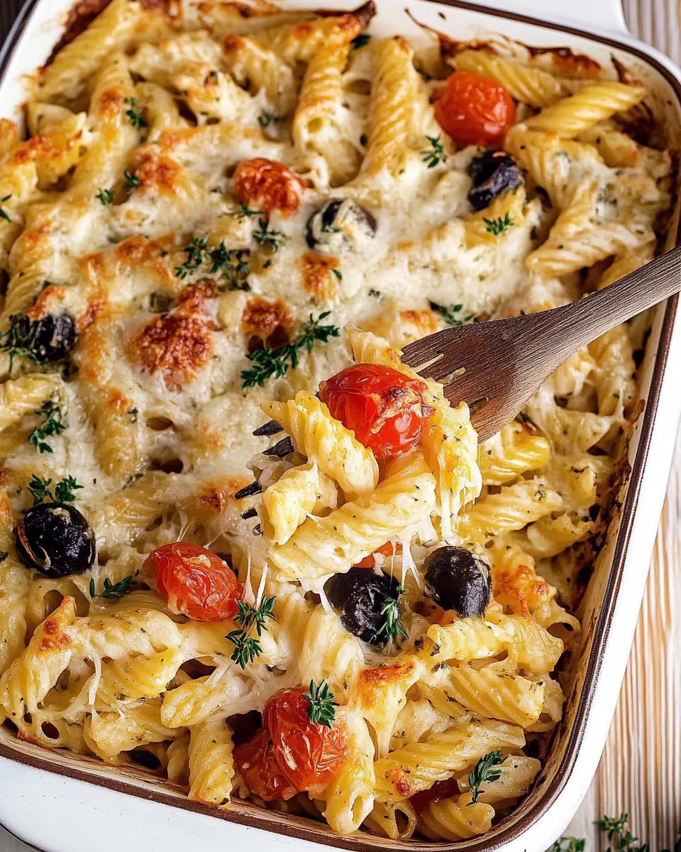 Baked Mediterranean Pasta Baked