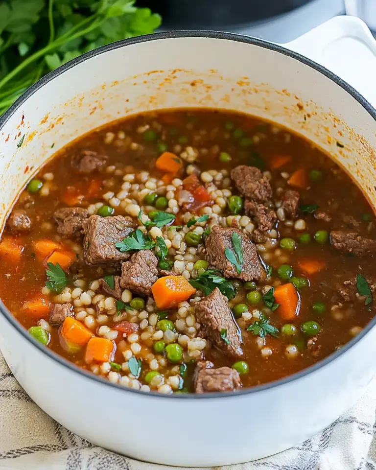Beef Barley Soup