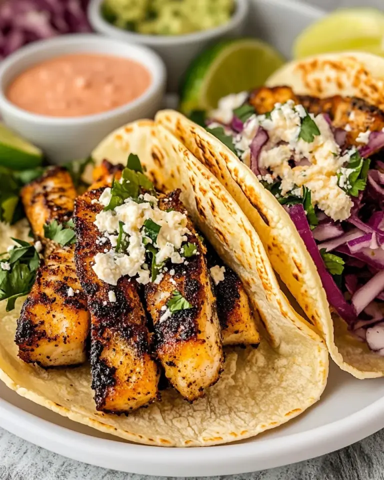 Blackened Fish Tacos