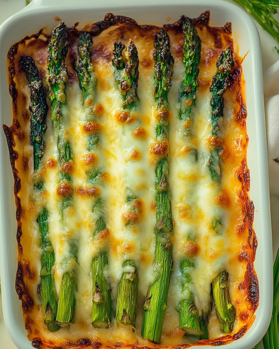 Cheesy Baked Asparagus