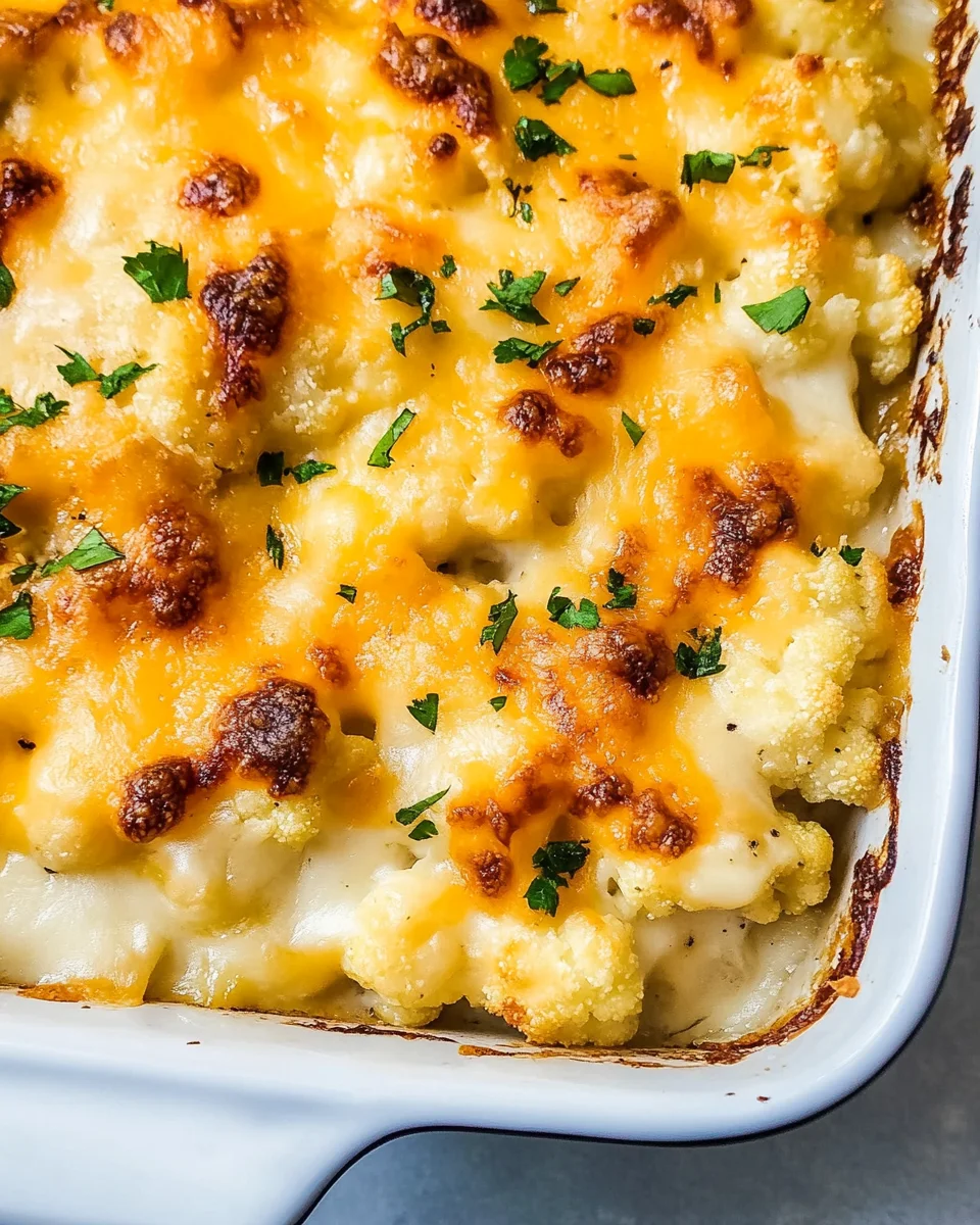 Cheesy Cauliflower Bake