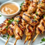 Chicken Satay with Peanut Sauce