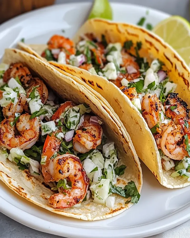 Cilantro Lime Shrimp Tacos