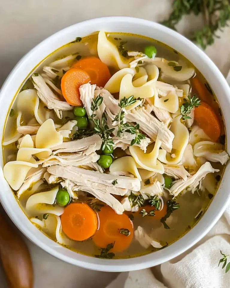 Classic Rotisserie Chicken Noodle Soup