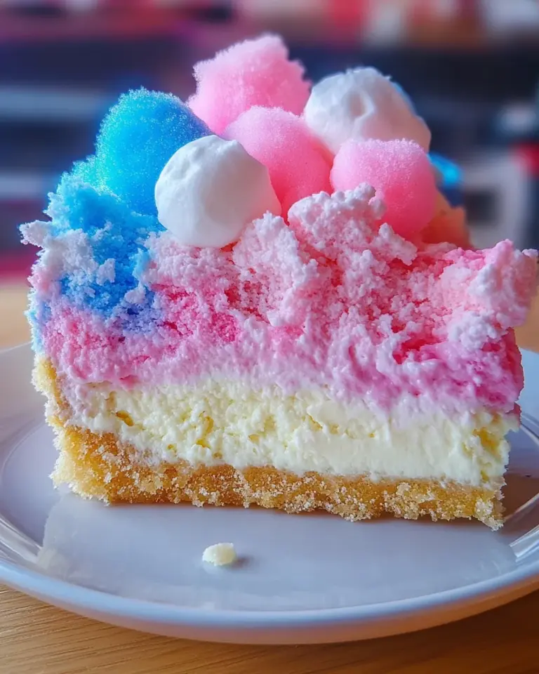 Cotton Candy Cheesecake