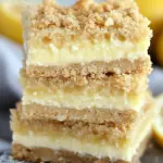 Creamy Lemon Cheesecake Crumb Bars