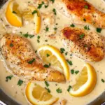 Creamy Lemon Pepper Skillet Chicken