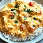 Creamy Smothered Chicken and Rice recipe